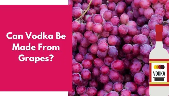 Can Vodka Be Made From Grapes
